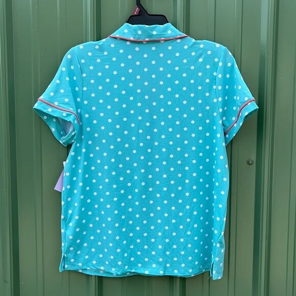 Dreamy Soft Short Sleeve Knit Notch Collar Top & Shorts Pajama 2-Pc Set Size S - Picture 3 of 9